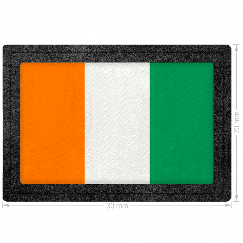 Parche bandera Costa de Marfil