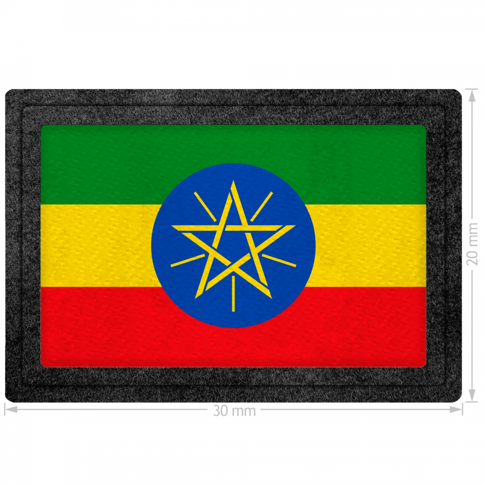 Parche bandera Etiopía