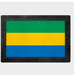 Parche bandera Gabón