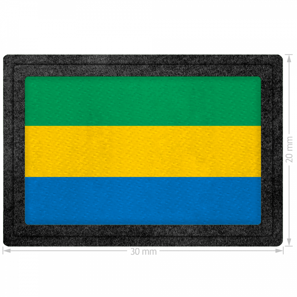 Parche bandera Gabón