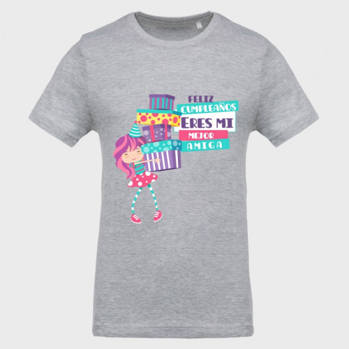 Camiseta cumpleaños: mi mejor amiga