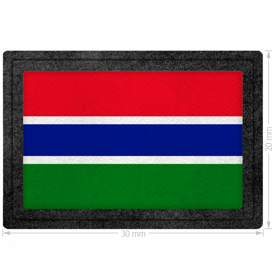 Parche bandera Gambia
