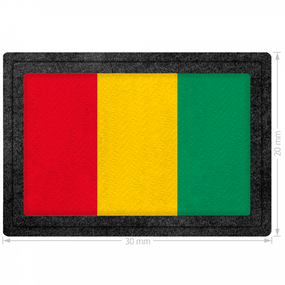 Parche bandera Guinea