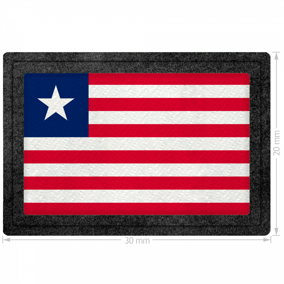 Parche bandera Liberia