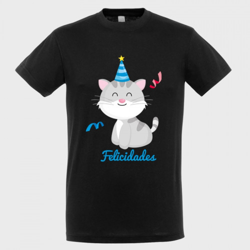 Camiseta cumpleaños: gato