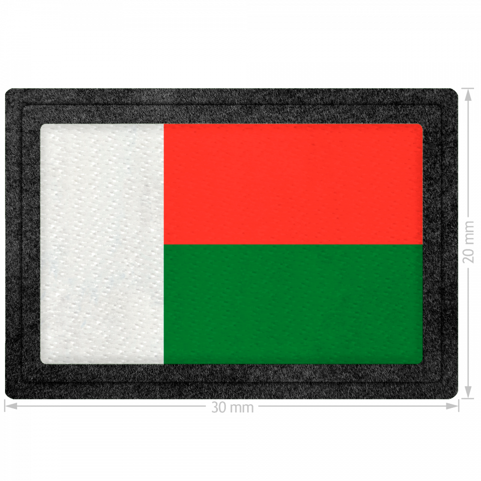 Parche bandera Madagascar