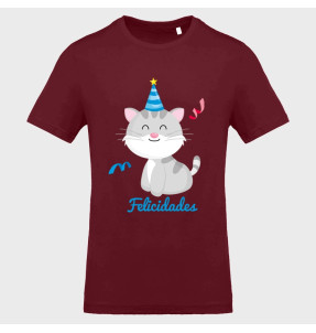 Camiseta cumpleaños: gato