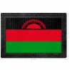 Parche bandera Malaui