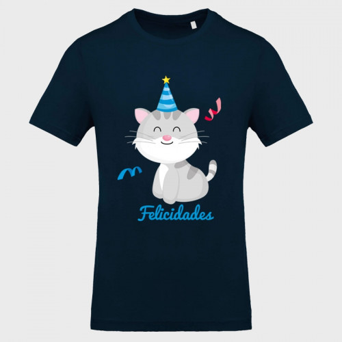 Camiseta cumpleaños: gato