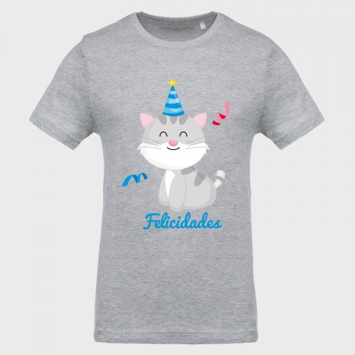 Camiseta cumpleaños: gato