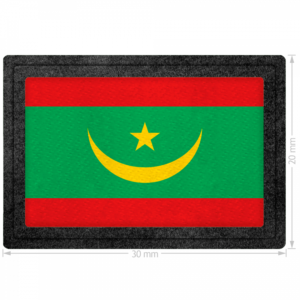 Parche bandera Mauritania