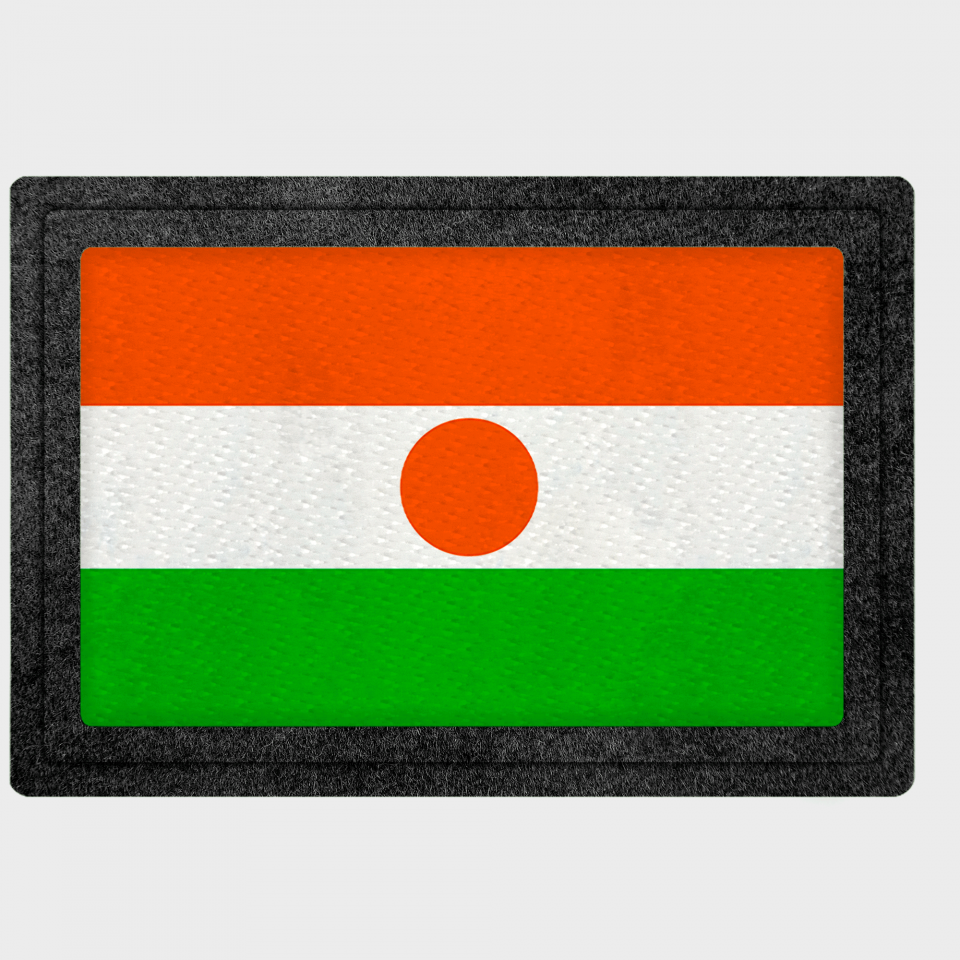 Parche bandera Níger