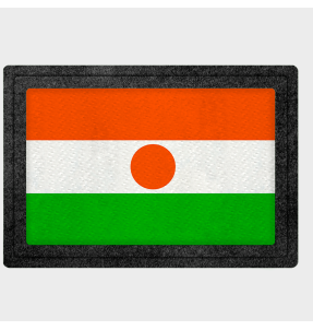 Parche bandera Níger