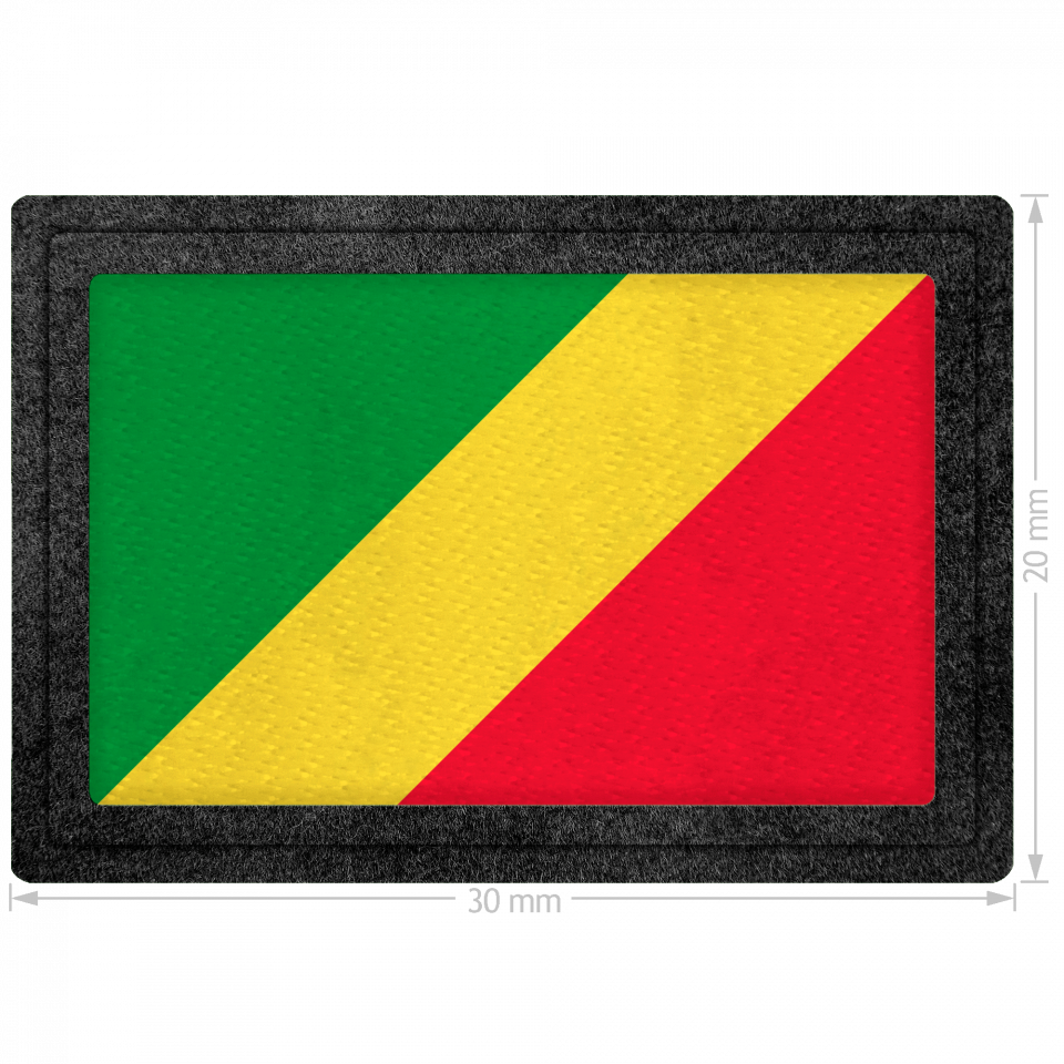 Parche bandera República del Congo