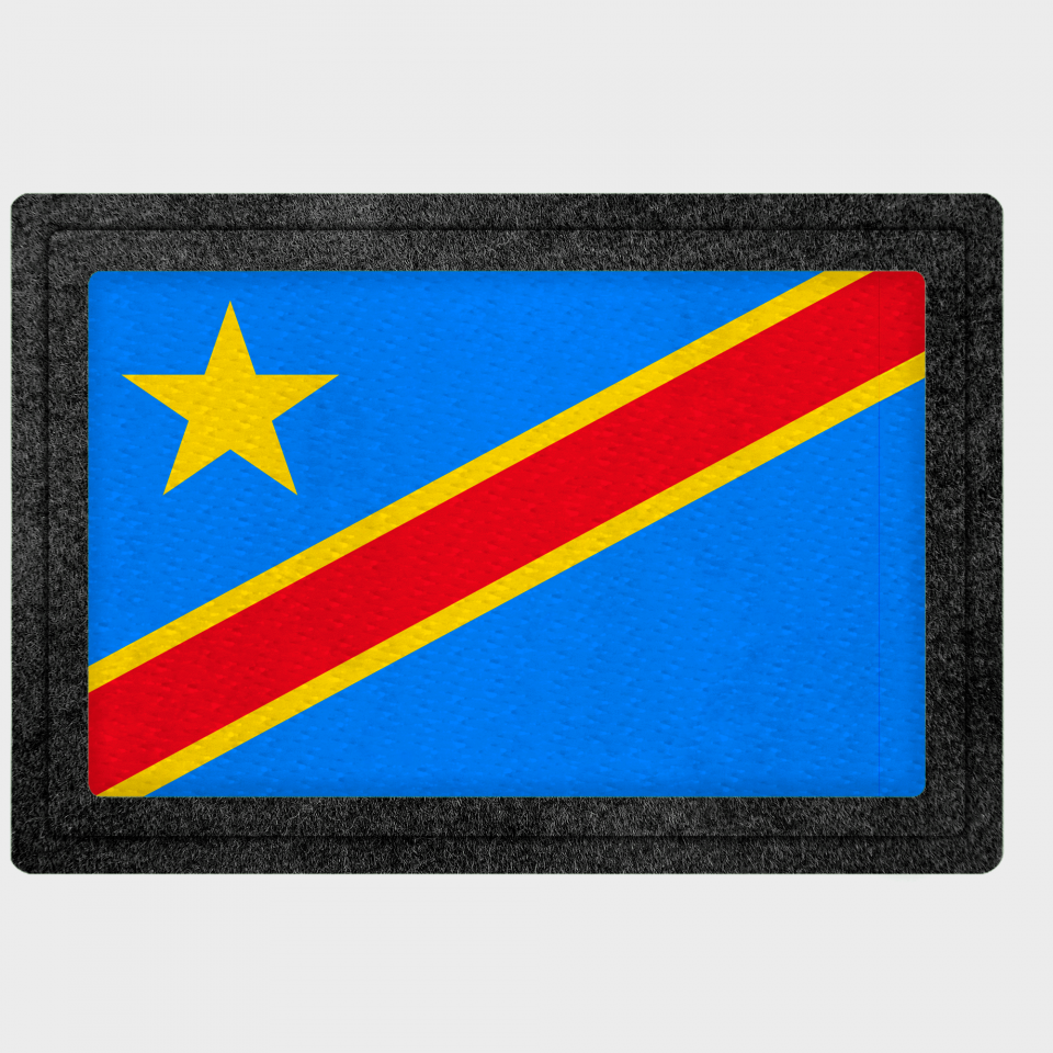 Parche bandera República Democrática del Congo