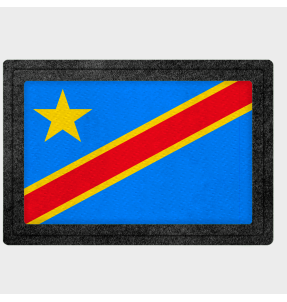 Parche bandera República Democrática del Congo