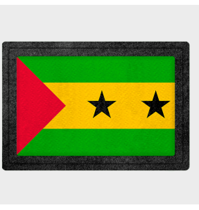 Parche bandera Santo Tomé y Príncipe
