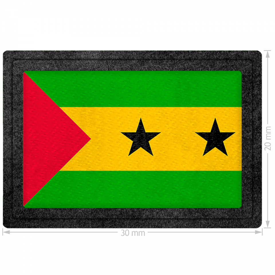 Parche bandera Santo Tomé y Príncipe