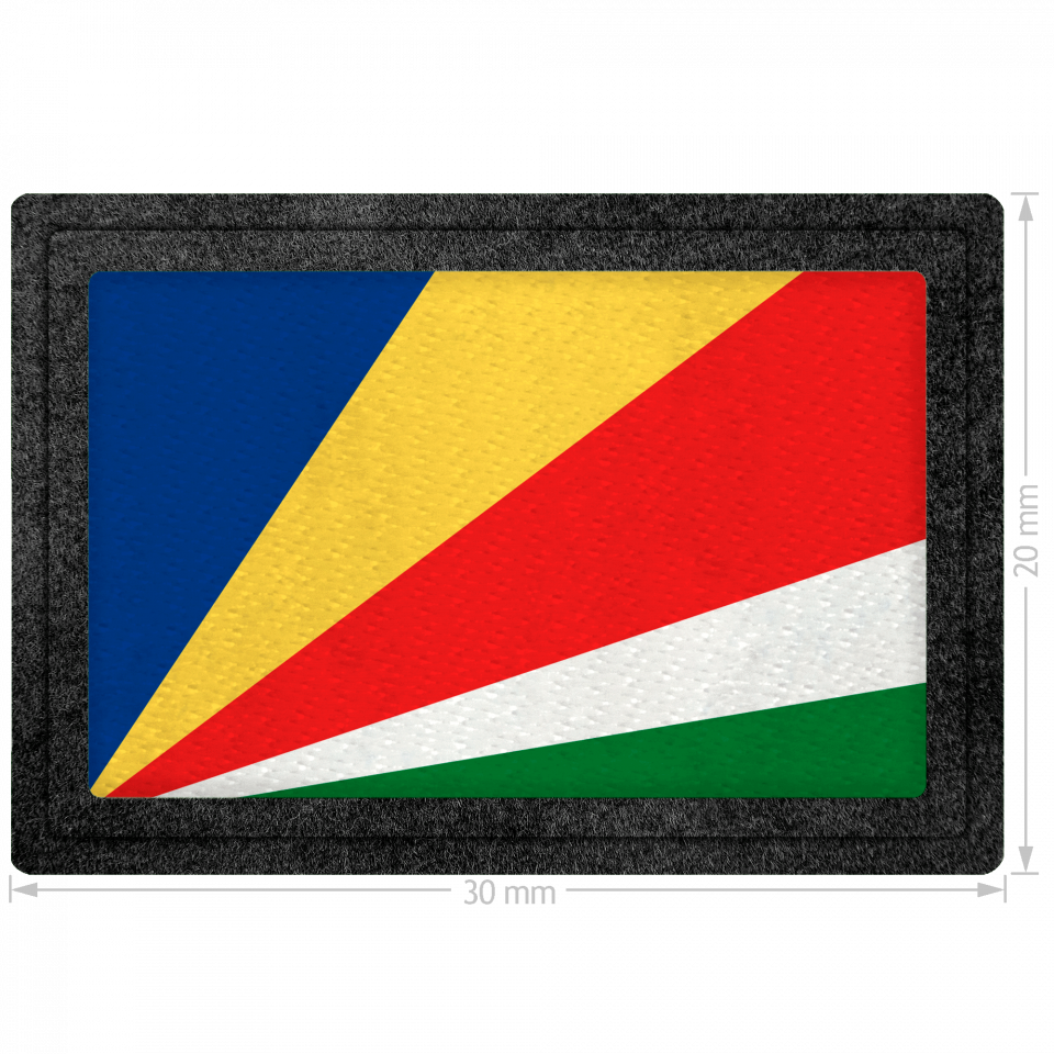 Parche bandera Seychelles