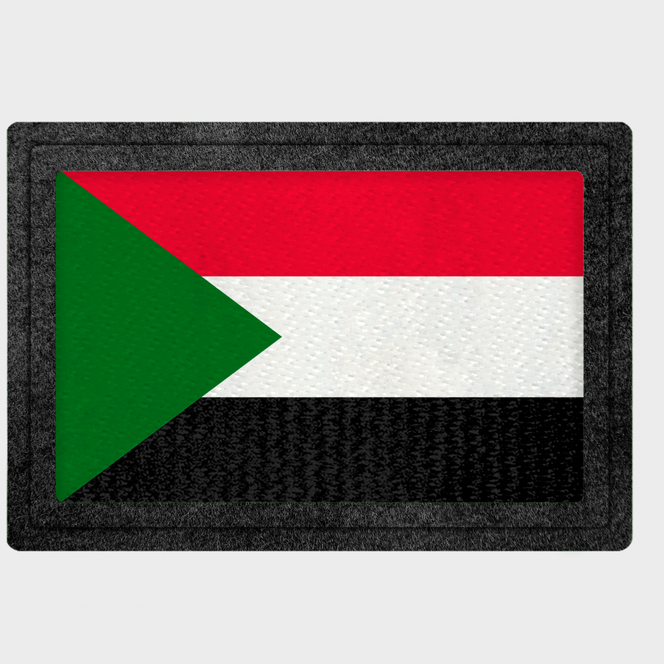 Parche bandera Sudán