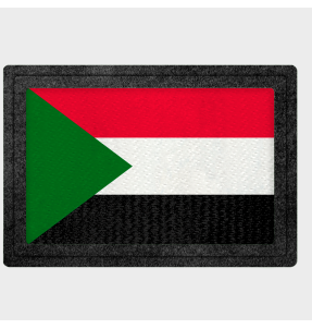 Parche bandera Sudán