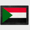 Parche bandera Sudán