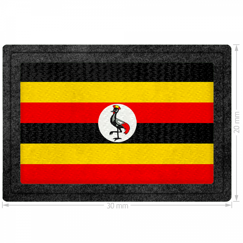 Parche bandera Uganda