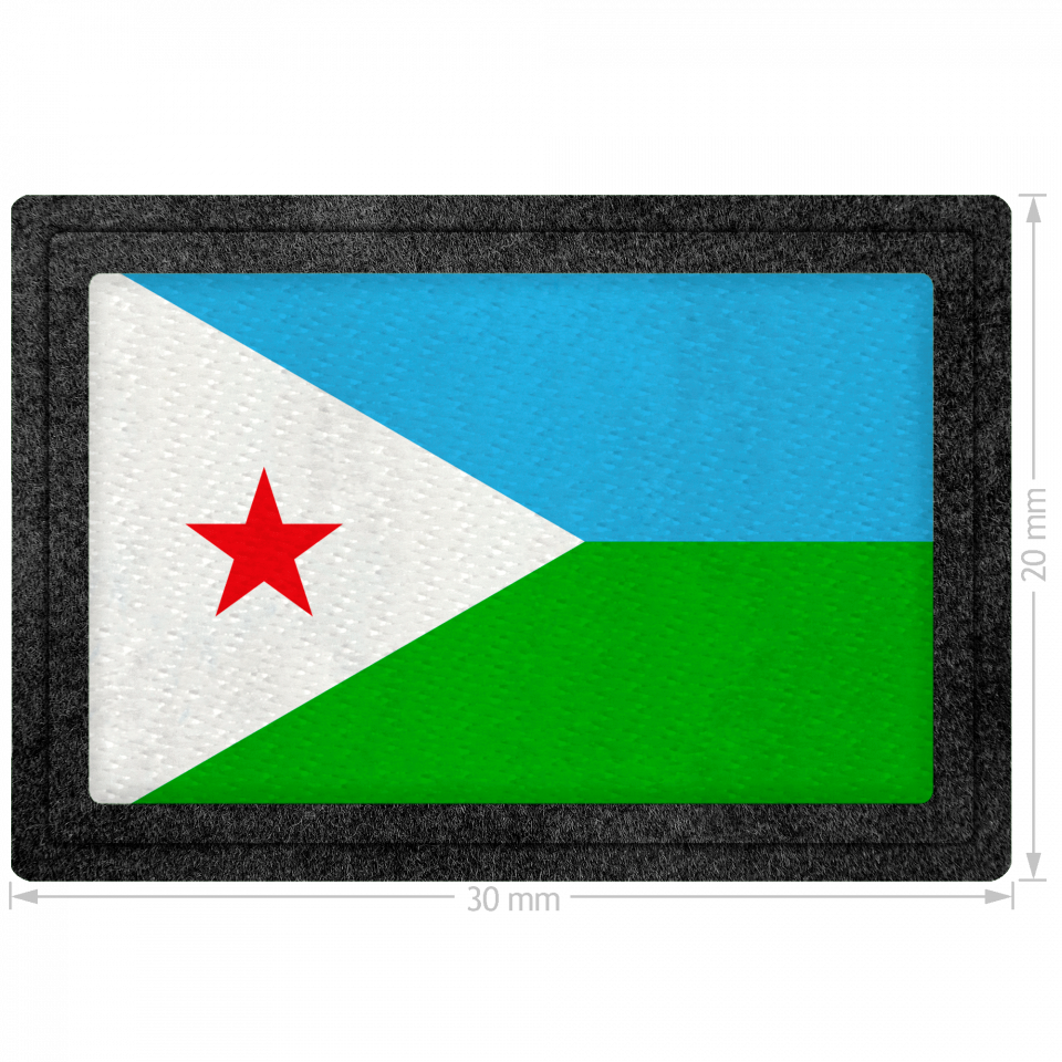 Parche bandera Yibuti