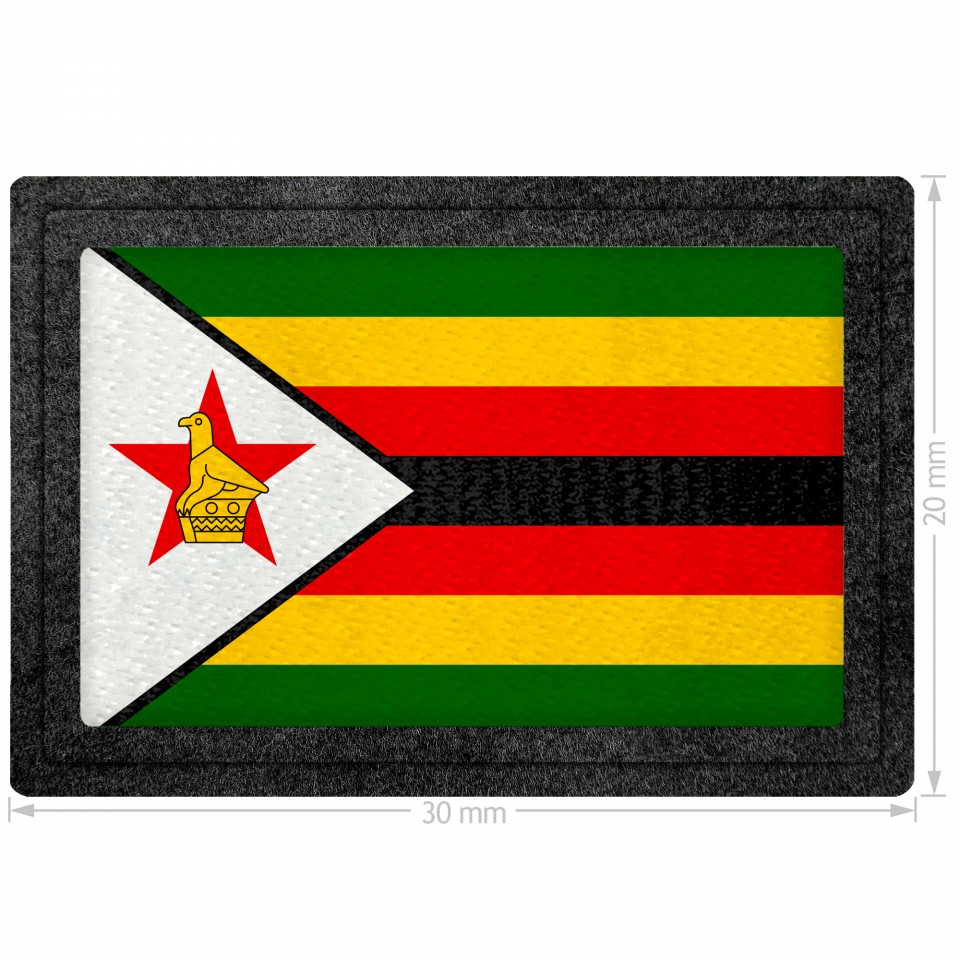 Parche bandera Zimbabue