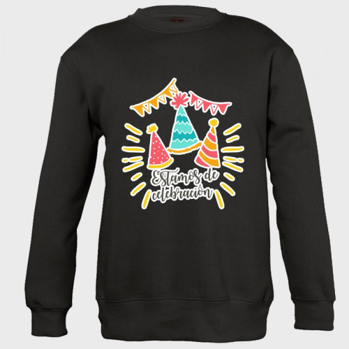 Sudadera cumpleaños: estamos de celebración