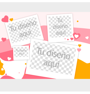 Manta de San Valentín con diseño rosa personalizable