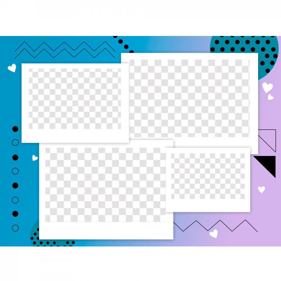 Manta de San Valentín con diseño azul personalizable