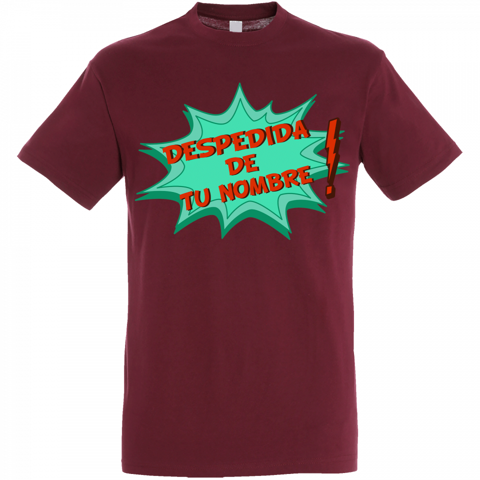 Camiseta despedida de soltero personalizable: es mi despedida