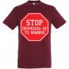 Camiseta despedida de soltero personalizable: stop
