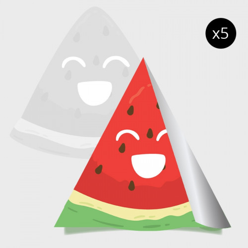 Pegatina triangular personalizada