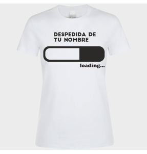 Camiseta despedida de soltera personalizable: loading