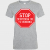 Camiseta despedida de soltera personalizable: stop