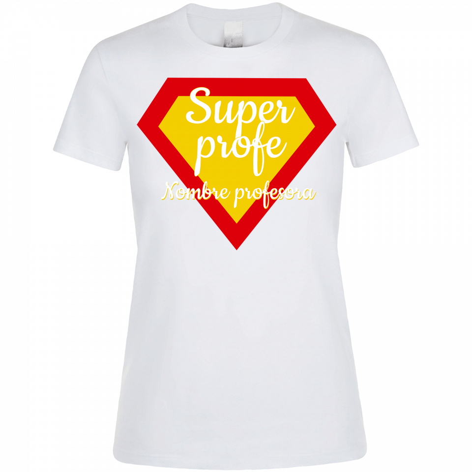 Camiseta para profesora: súper profe