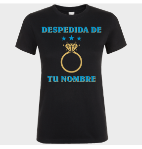 Camiseta despedida de soltera personalizable: anillo