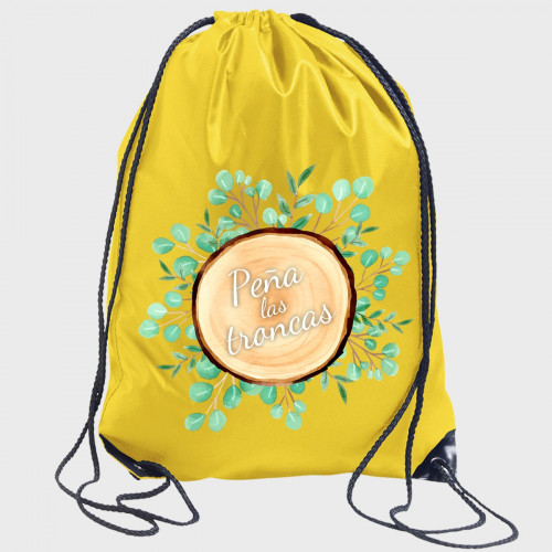 Mochila de cuerdas para peñas: las troncas