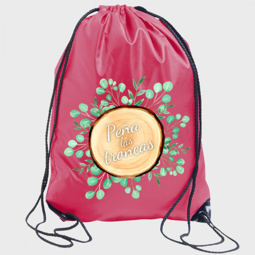 Mochila de cuerdas para peñas: las troncas