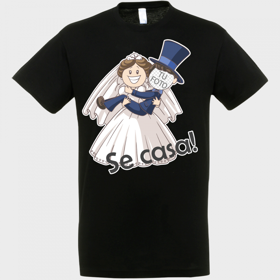 Camiseta despedida de soltero personalizable: se casa