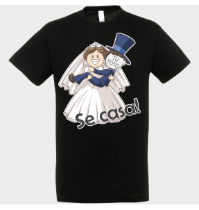 Camiseta despedida de soltero personalizable: se casa