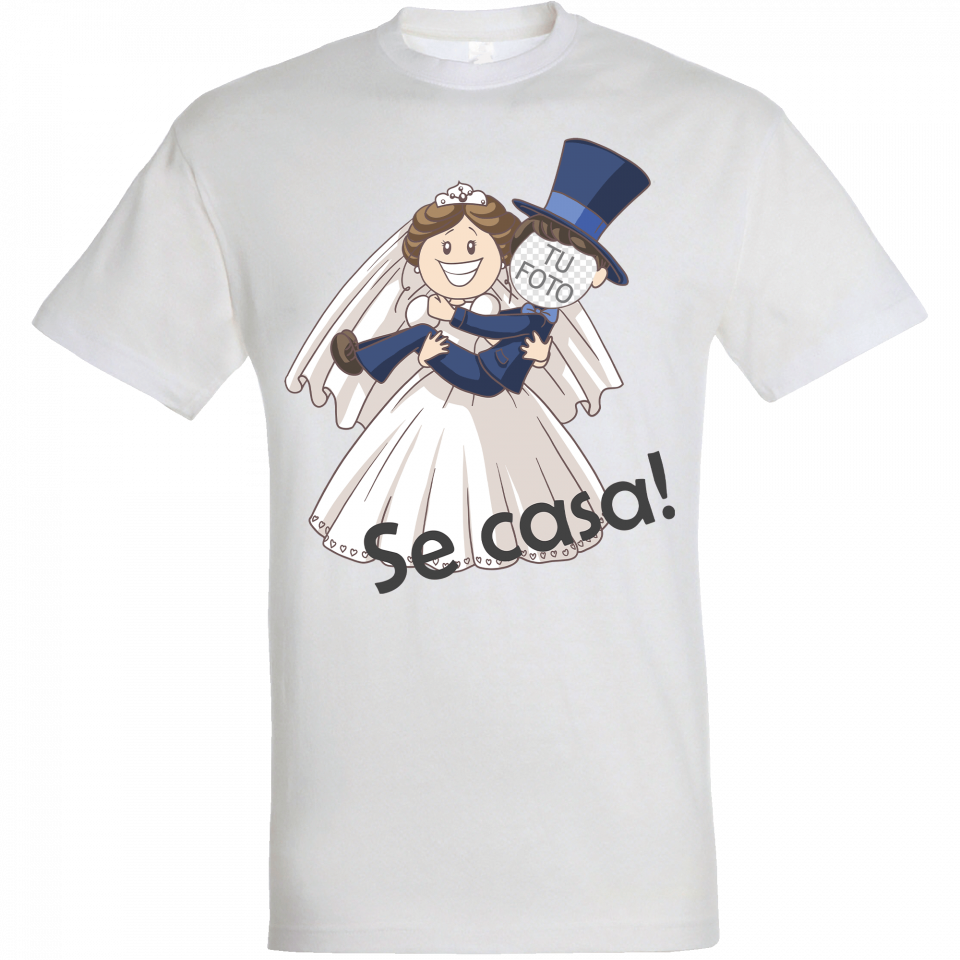 Camiseta despedida de soltero personalizable: se casa