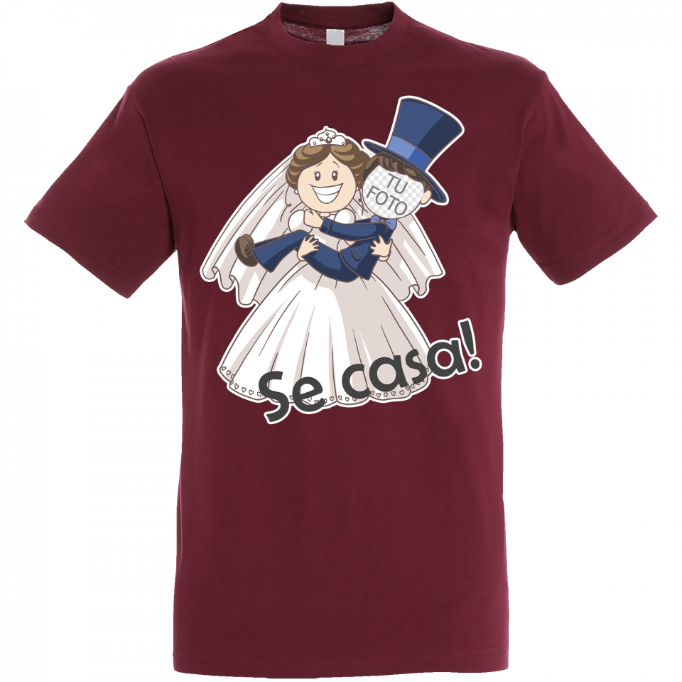 Camiseta despedida de soltero personalizable: se casa