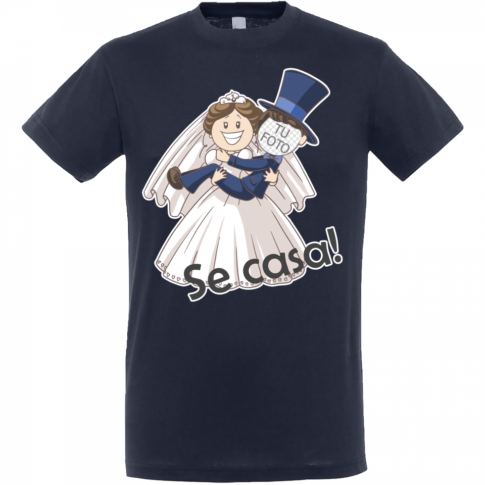 Camiseta despedida de soltero personalizable: se casa