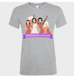 Camiseta despedida de soltera personalizable: grupo amigas