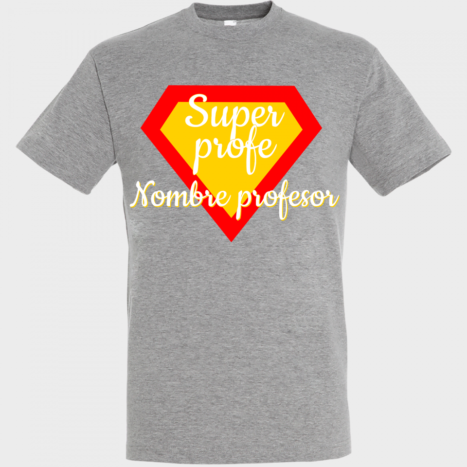 Camiseta para profesor: súper profe