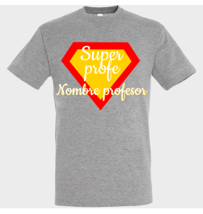 Camiseta para profesor: súper profe