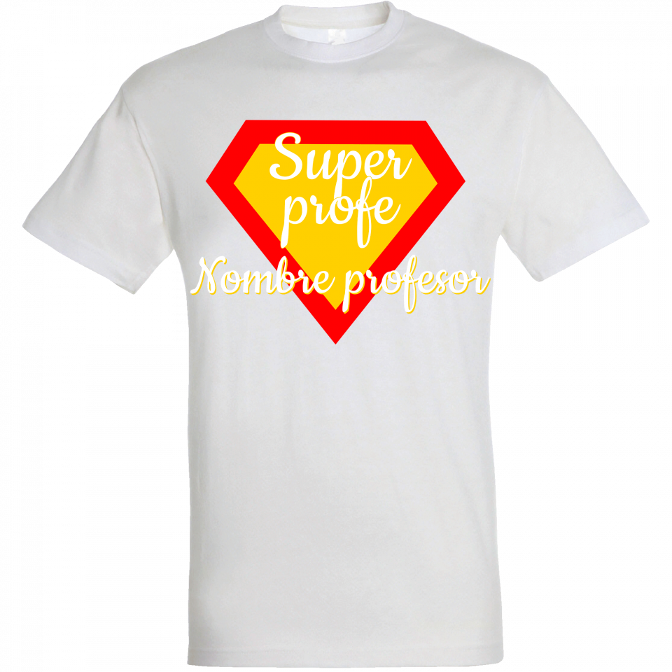 Camiseta para profesor: súper profe